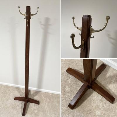 Arts & Crafts Style Wooden Coat Rack (BGB-RG)