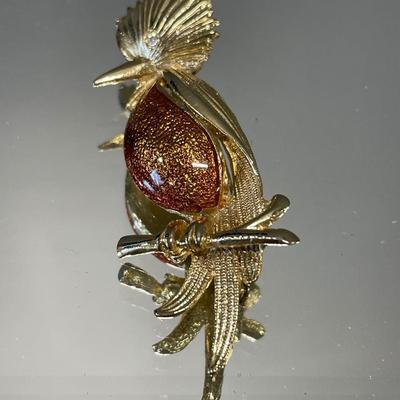 King fisher and donkey brooches