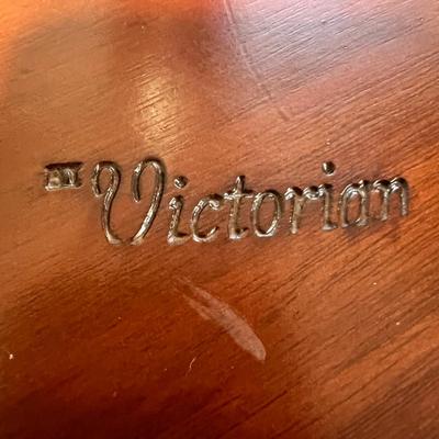 Mahogany Victorian Plant Stand W/ Beveled Italian Marble Top (BGB-RG)