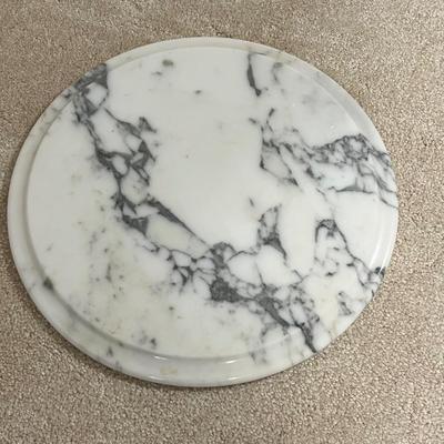 Mahogany Victorian Plant Stand W/ Beveled Italian Marble Top (BGB-RG)