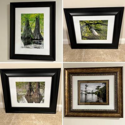 Four Framed Landscape Photographs (BGB-RG)