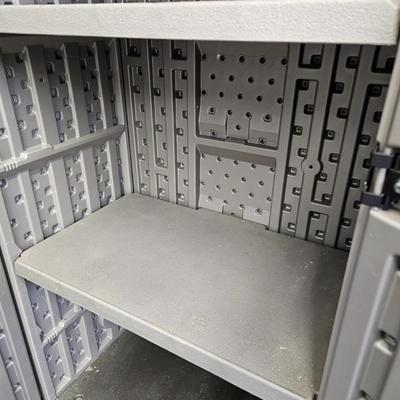 Two Suncoast Two Door Storage Cabinets (DG/G-JS)