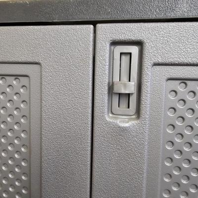 Two Suncoast Two Door Storage Cabinets (DG/G-JS)