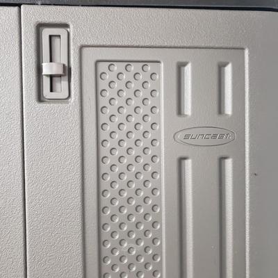 Two Suncoast Two Door Storage Cabinets (DG/G-JS)