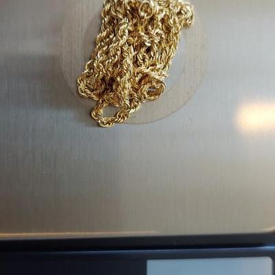 2.4mm Diamond-Cut Glitter Rope Necklace