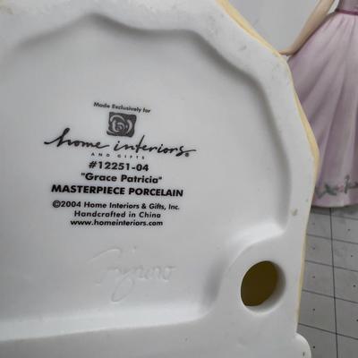 3 Figurines, all Home Interiors LADIES 