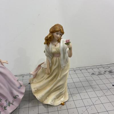 3 Figurines, all Home Interiors LADIES 