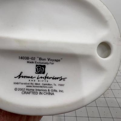 3 Figurines (2) on Rosewood Bases LADIES 