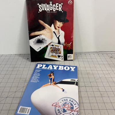 Playboy Magazine and Poster SWAGGER