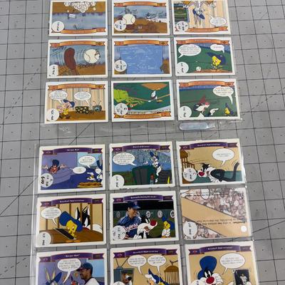 Looney Toons Baseball Cards, Including a HOLOGRAPH CARD!! 