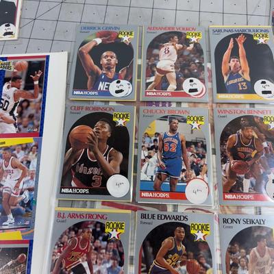 Mostly Basket Ball Trading Cards, Various Rookie Cards too