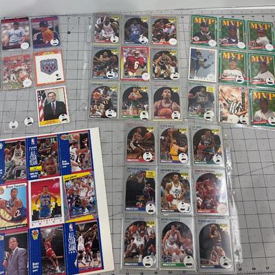 Mostly Basket Ball Trading Cards, Various Rookie Cards too