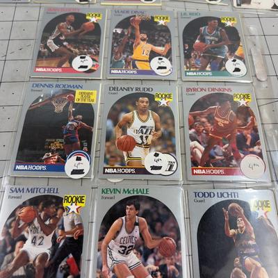 Mostly Basket Ball Trading Cards, Various Rookie Cards too