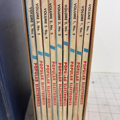 Audio Encyclopedia and Popular Mechanics Magazines 9 