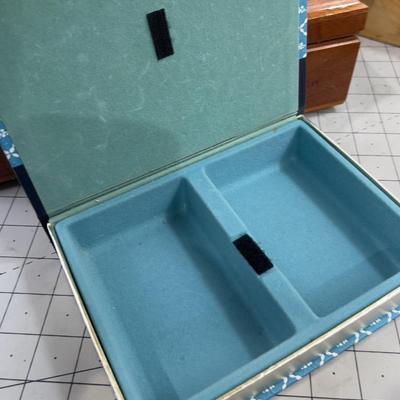 5 Boxes Wood Card Board and Inlay Enamel. 