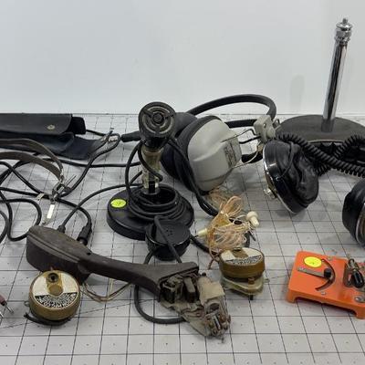 Audio Microphones, Headphones, OLD SCHOOL and Other Plugs 