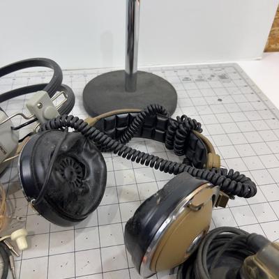 Audio Microphones, Headphones, OLD SCHOOL and Other Plugs 