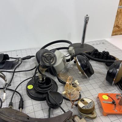 Audio Microphones, Headphones, OLD SCHOOL and Other Plugs 