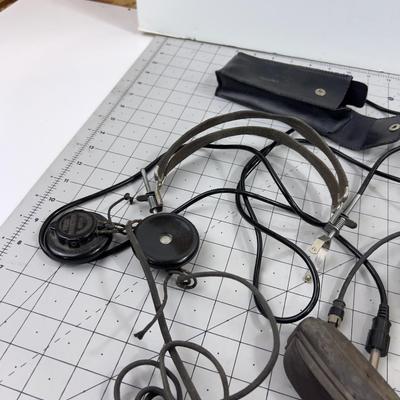 Audio Microphones, Headphones, OLD SCHOOL and Other Plugs 