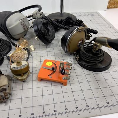 Audio Microphones, Headphones, OLD SCHOOL and Other Plugs 