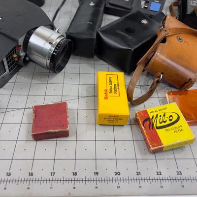 Camera, Light Meters, Slide Printers, Lenses ETC.