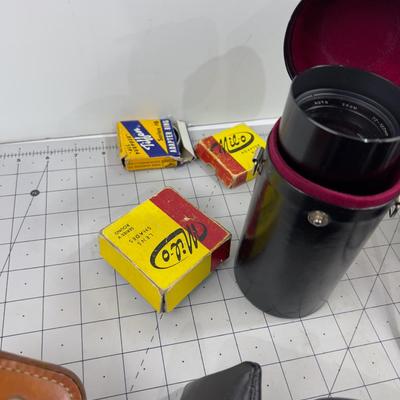 Camera, Light Meters, Slide Printers, Lenses ETC.