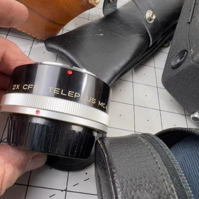 Camera, Light Meters, Slide Printers, Lenses ETC.