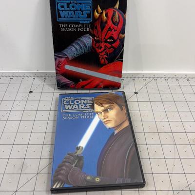 Star Wars the Clone Wars Season 3 & 4 DVD