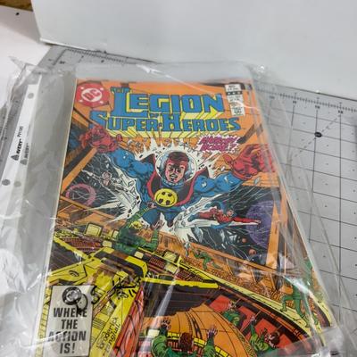 HUGE LOT OF Comics; LEGION OF SUPPER HEROS 7 Issues and Multiple copies of Each 