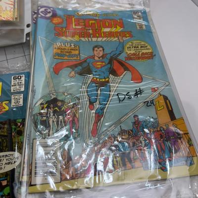 HUGE LOT OF Comics; LEGION OF SUPPER HEROS 7 Issues and Multiple copies of Each 