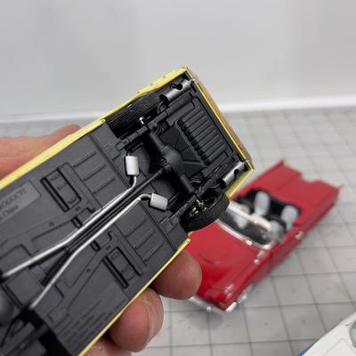 Die Cast Car Collection; Panel Wagon "Woody"  & 2 T- Bird, 2 Fairlane, 