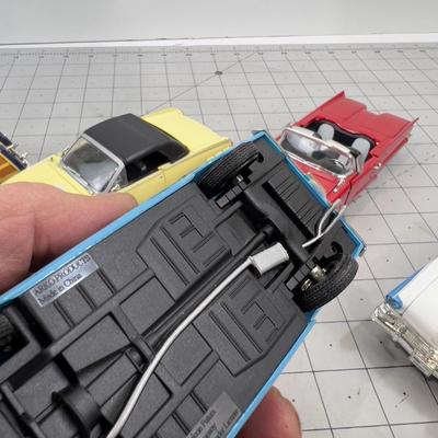 Die Cast Car Collection; Panel Wagon "Woody"  & 2 T- Bird, 2 Fairlane, 