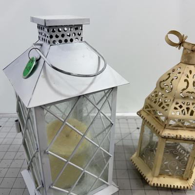 2 Candle Lanterns 