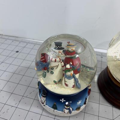 Snow Globes All Holiday; One is even musical