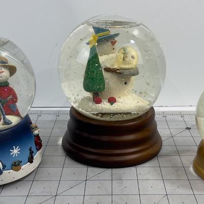 Snow Globes All Holiday; One is even musical