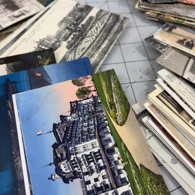A Big Pile of Vintage Post Cards, mostly Not Posted