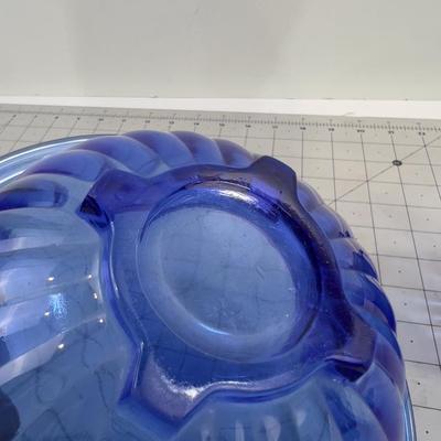 Hazel Atlas BLUE Bowl & Cream Pitcher 