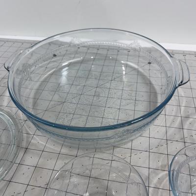 Collection of Fire King Ovenware, Light Blue or Saphire Philbe 