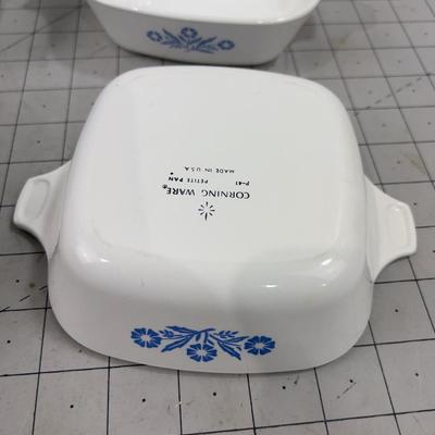4 Corning Ware Petite, Dish Cornflower Corning Ware 