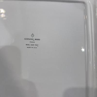 Cornflower Corning Ware Broiler, Back TRAY 