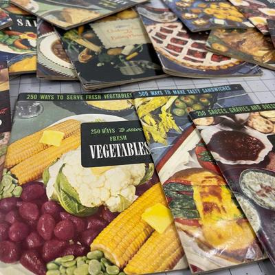 Lots of Recipe Booklets from the 1950's 