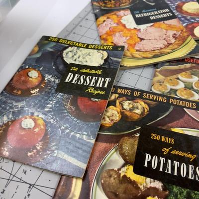 Lots of Recipe Booklets from the 1950's 