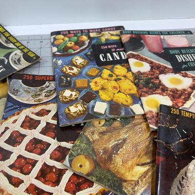Lots of Recipe Booklets from the 1950's 