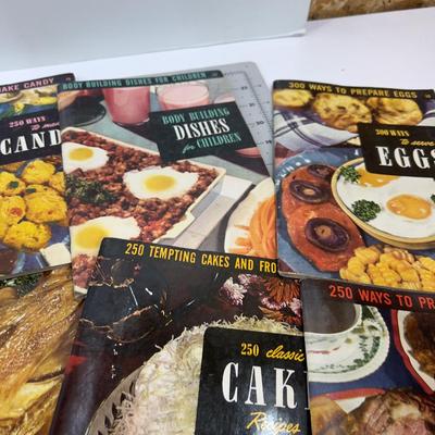 Lots of Recipe Booklets from the 1950's 