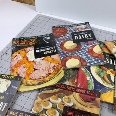 Lots of Recipe Booklets from the 1950's 