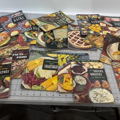 Lots of Recipe Booklets from the 1950's 