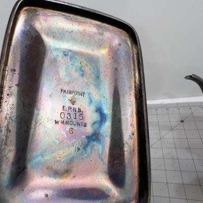 Pairpoint Silver Plated Tea & Coffee Set With Cream & Sugar 