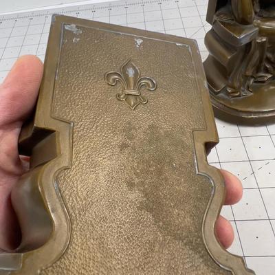 Book Ends Set. Bronze Color, Mother and Child