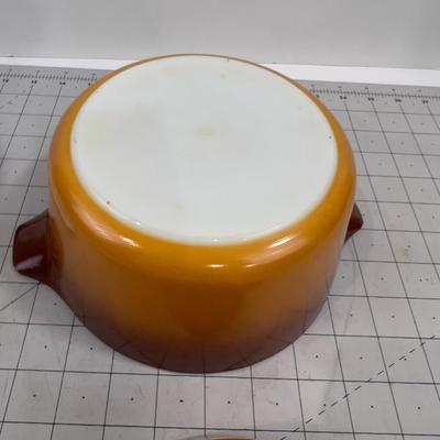 OLD ORCHARD Casserole Dishes (2) with lids. 