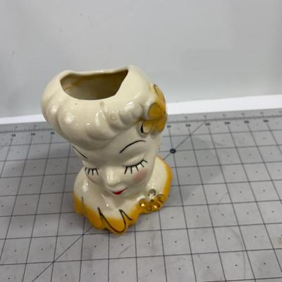 Unique Old HEAD Vase 